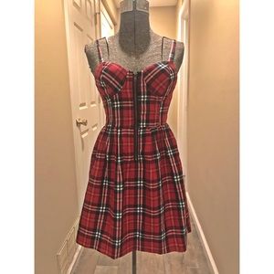Hot Topic Plaid Dress - XS